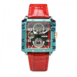 Expedition 6757 Blue Red Leather Lady BFLRNBARE